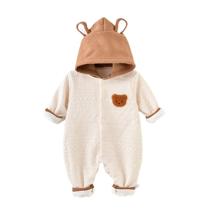 Детский Теплый комбинезон с капюшоном на Возраст 4-2 года