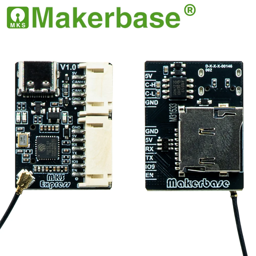 Фото Модуль Makerbase VESC EXPRESS ESP32 с Wi-Fi, Bluetooth, записью данных на SD-карту и GPS-позиционированием для электроскейтбордов с VESC ESC №4