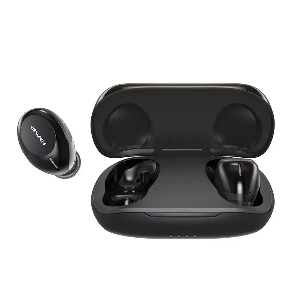 

Awei T20 5.0 Headset Wireless Earphones In Ear Mini Earbuds Stereo Gaming With Mic Touch Contorl Wireless