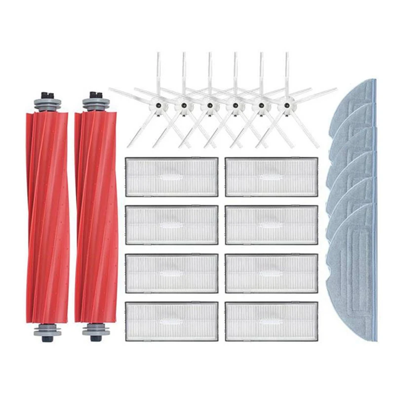 

Accessories Main Side Brush Mops HEPA Filters For Roborock S7 T7 T7plus Cleaner Parts