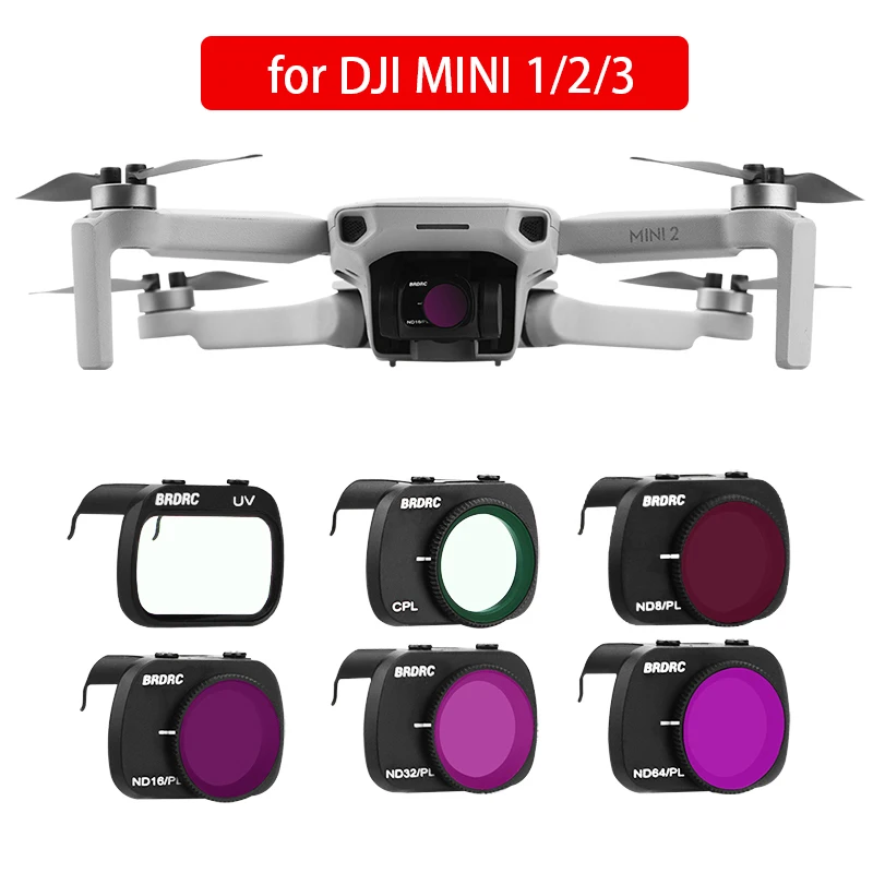 

BRDRC Lens Filter For DJI Mini 2/Mini 2 SE Gimbal Camera UV CPL ND Filters Kit for DJI Mavic Mini 1 Drone Accessories