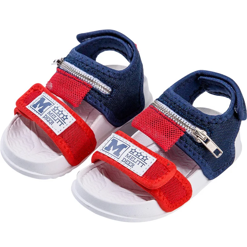

Children Sandals for Boys Soft 2022 Students Summer Sports Shoes Open-toe Kids Fashion Beach Versatile Mesh for Boys Girls
