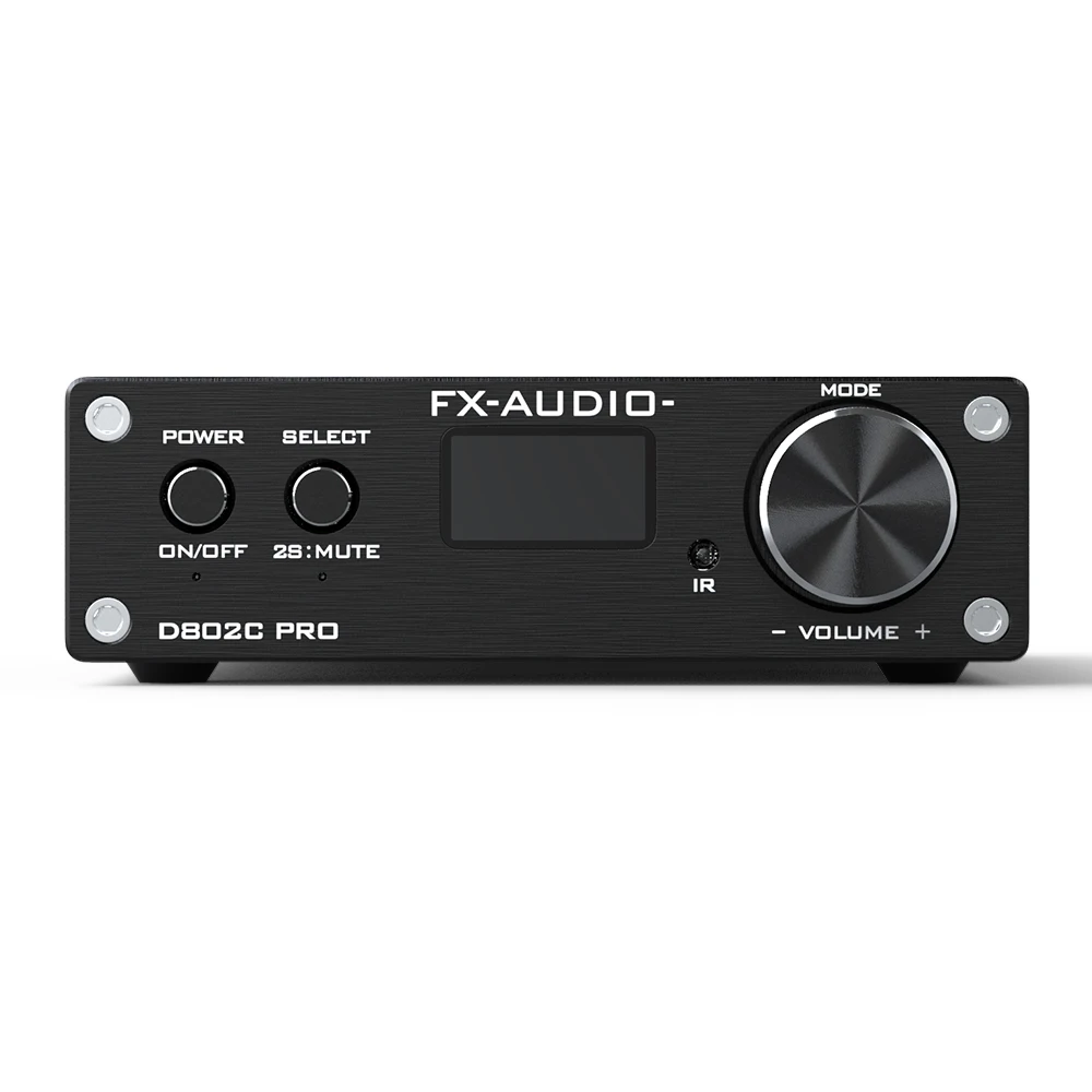 Fx Audio D802C Pro Hifi Blue tooth DAC Amp 24Bit 192kHz 80W Class D Full Digital Amplifier with Remote Control for Passive Speak on - FX AUDIO D802C PRO HIFI Блютуз DAC Усилитель 24 бит 192 кГц 80 Вт класса D Полностью цифровой усилитель с пультом дистанц