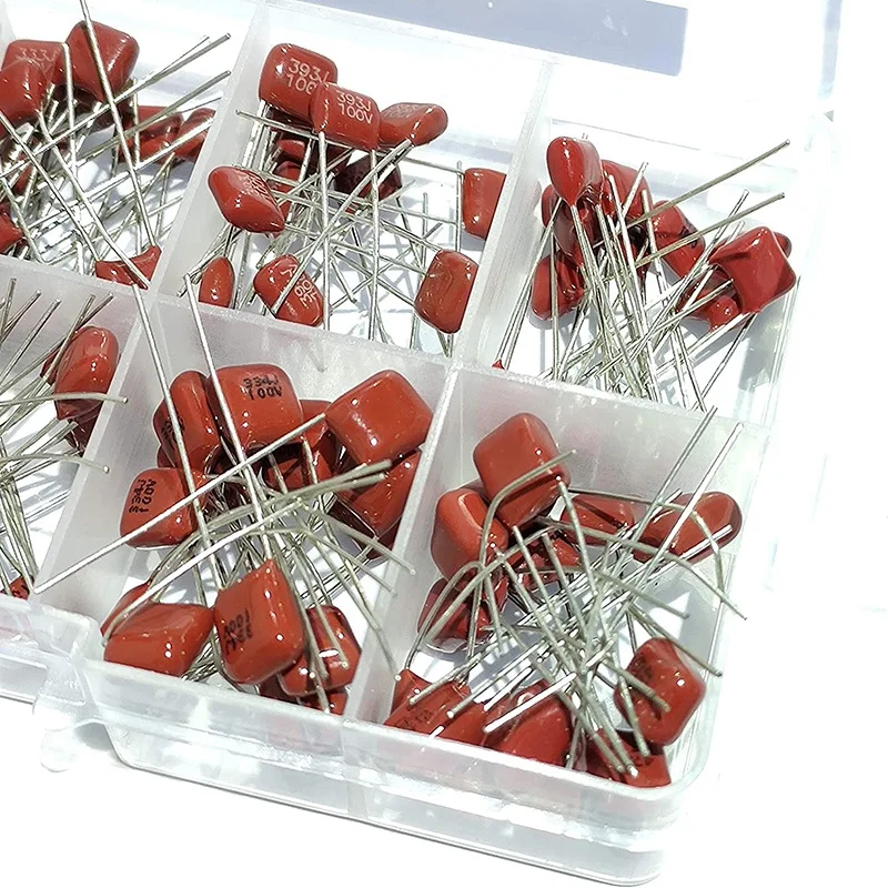 150 шт. 15 значений набор конденсаторов CBB металлизированных полиэфирных пленочных