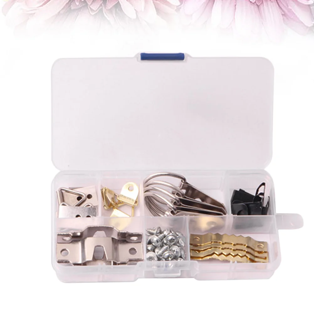 

Hanging Picture Kit Frame Heavy Hooks Hanger Mirror Wallpainting Wirerail Screws Setframes Oil Supplies Corner Furniture Photo