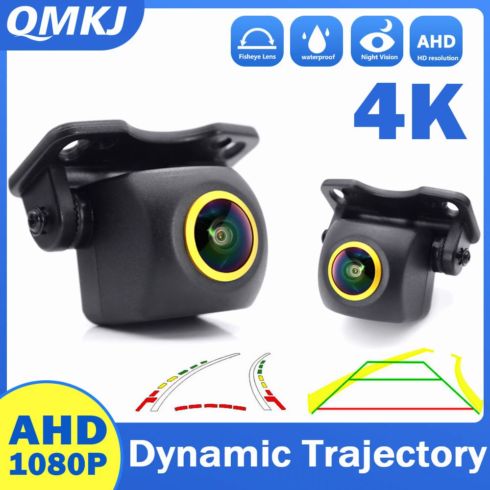 

CCD 4K Золотая динамическая траектория Ahd 1080P Автомобильный радиоприемник Камера заднего вида Камера заднего вида с движущейся парковочной линией