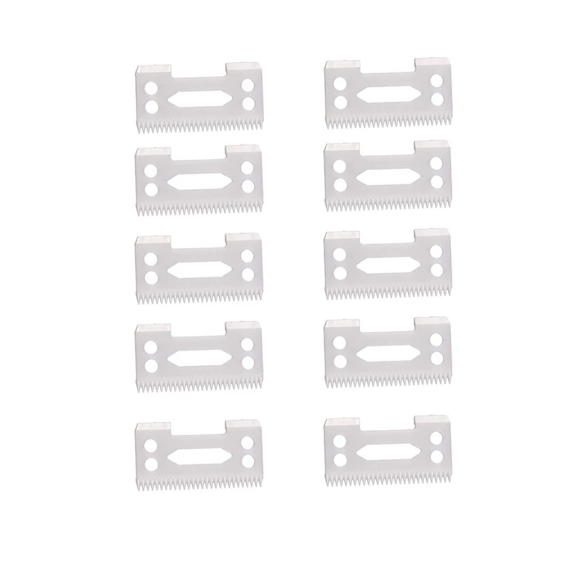

10Pcs 28 Teeth Zirconia Ceramic Clipper Blade Suitable For Wahl Senior Clipper
