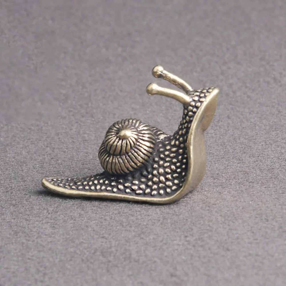 

Snail Tea Figurine Schnecke Brass Animal Statue Decor Deko Ornament Pet Figur Tray Snails Decoration Miniature Sculpture Garten