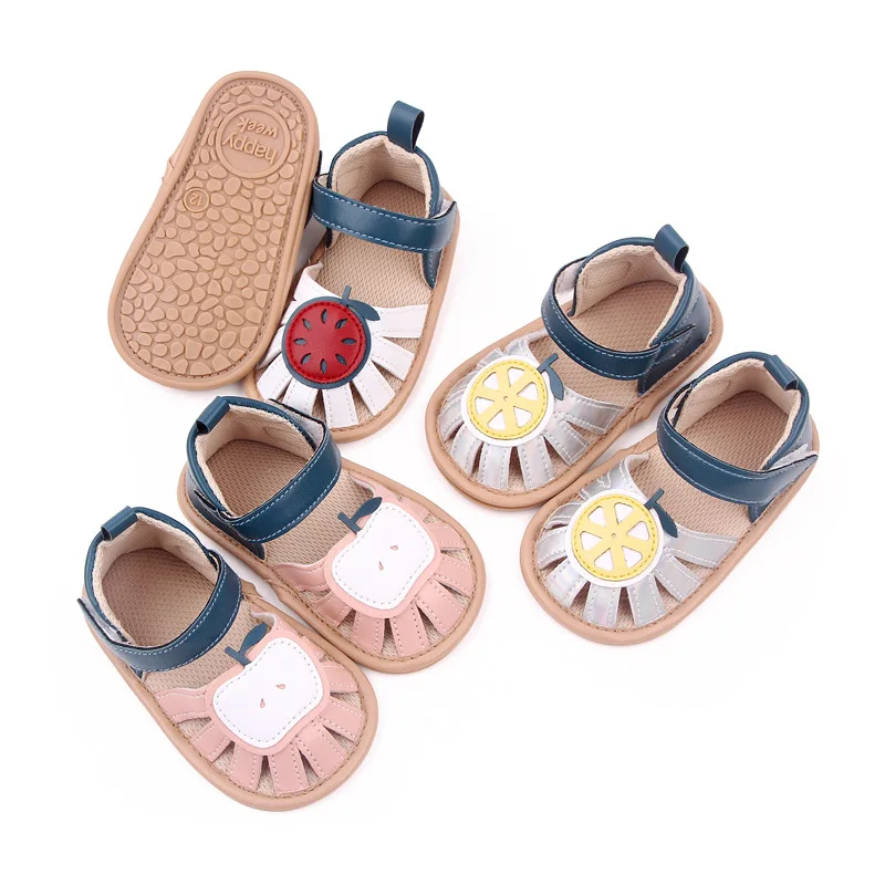 

Baby Boys and girls Sandals Summer New Princess Fruit Anti slip Soft Rubber Sole Walking Shoes CZ98