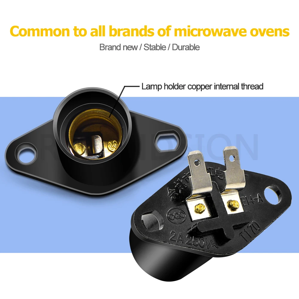 RUIANDSION T170 2835 33SMD новая лампа для духовки 250 В высокотемпературная микроволновой
