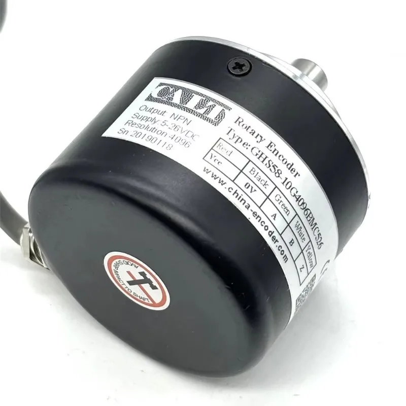 10-миллиметровый сплошной вал с нажимным стержнем инкрементный Поворотный