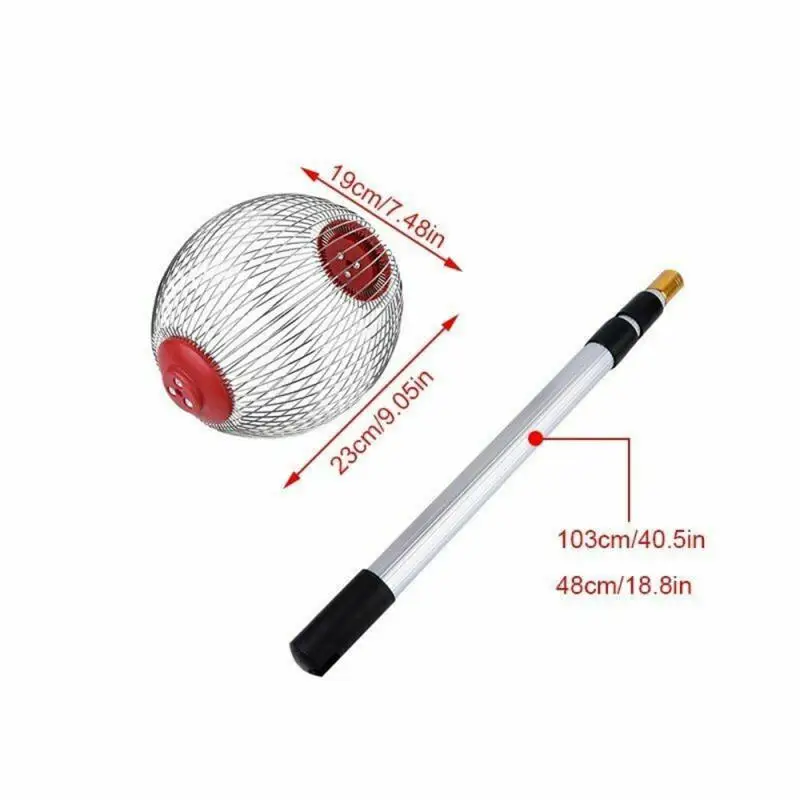 Звукосниматель для каштанов из нержавеющей стали регулируемый сборщик шариков