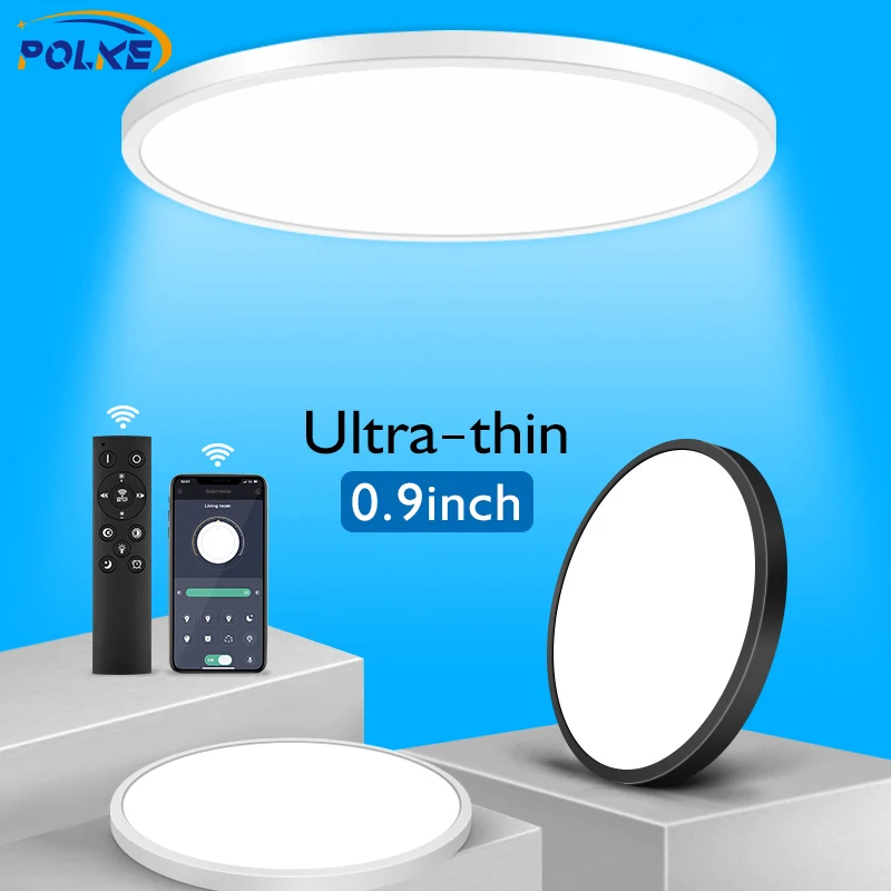 $95.36 New Ultra-thin Led Ceiling Lights Dimmable Simple Bedroom Lighting Panel Light Fixture Led Ceiling Lamps For Living Room Kitchen