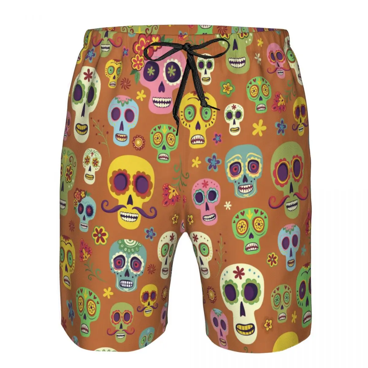 

Swimwear Mens Swim Shorts Beach Swimming Trunks For Man Mexican Sugar Skulls The Day Of Dead Swimsuit Surf Board Bathing Suit