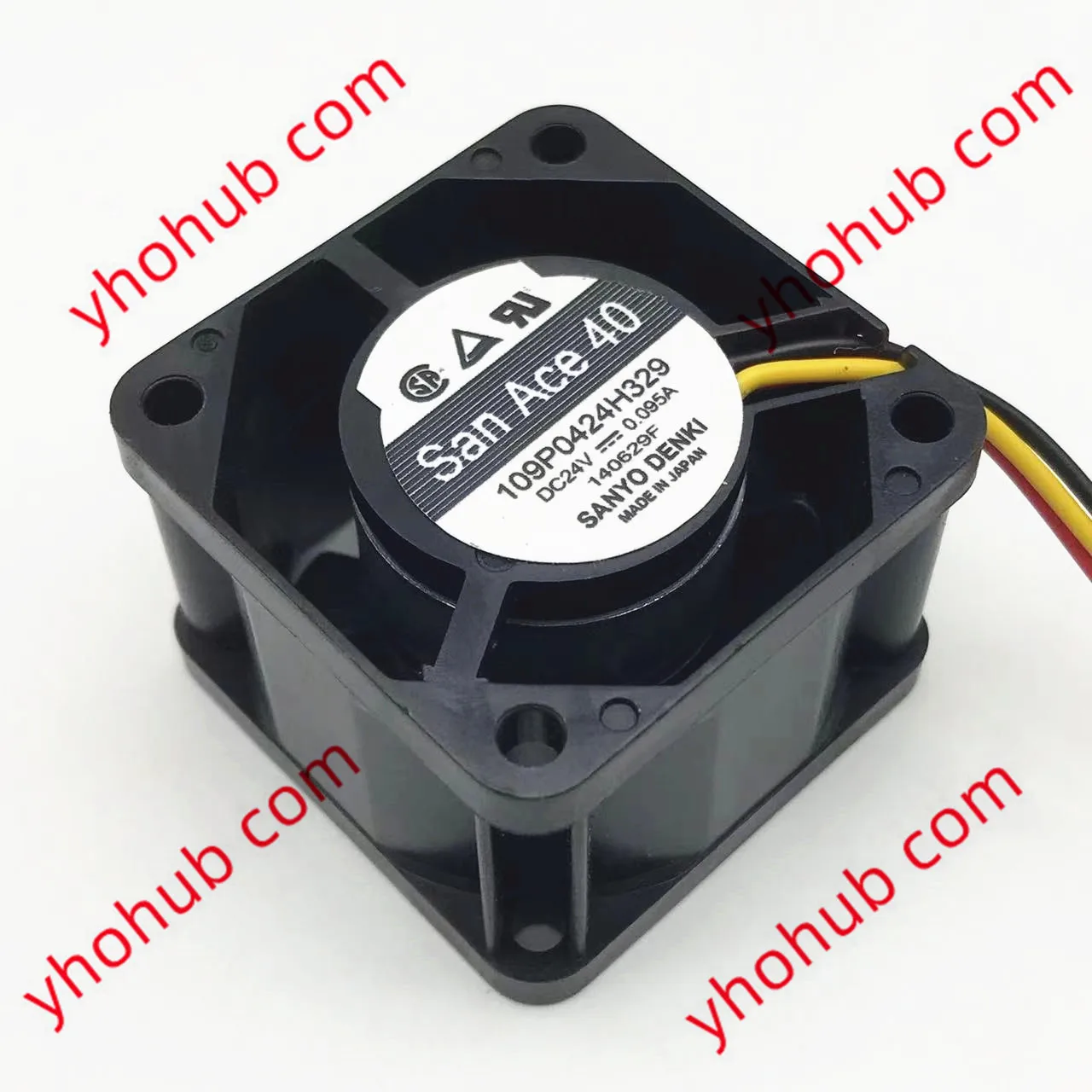 Sanyo Denki 109P0424H329 серверный охлаждающий вентилятор DC 24V 0.095A 40x40x28mm 3-проводной