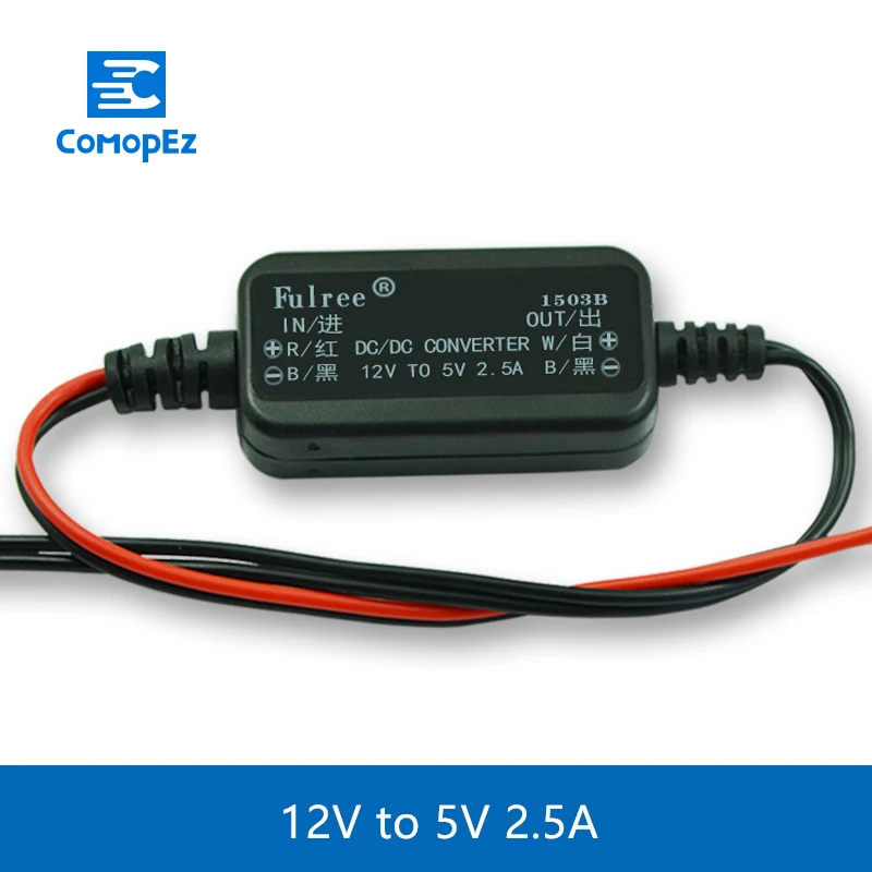 

200pcs DC Step Down Converter 12V to 4.2V 2.5A Waterproof Auto Protection Car Power LED Current Stabilizer DC DC Converter