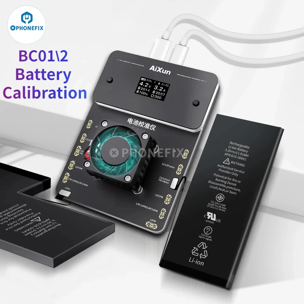 JC AiXun BC01 BC02 модуль калибровки батареи автоматическая активация для IPhone 11-14promax