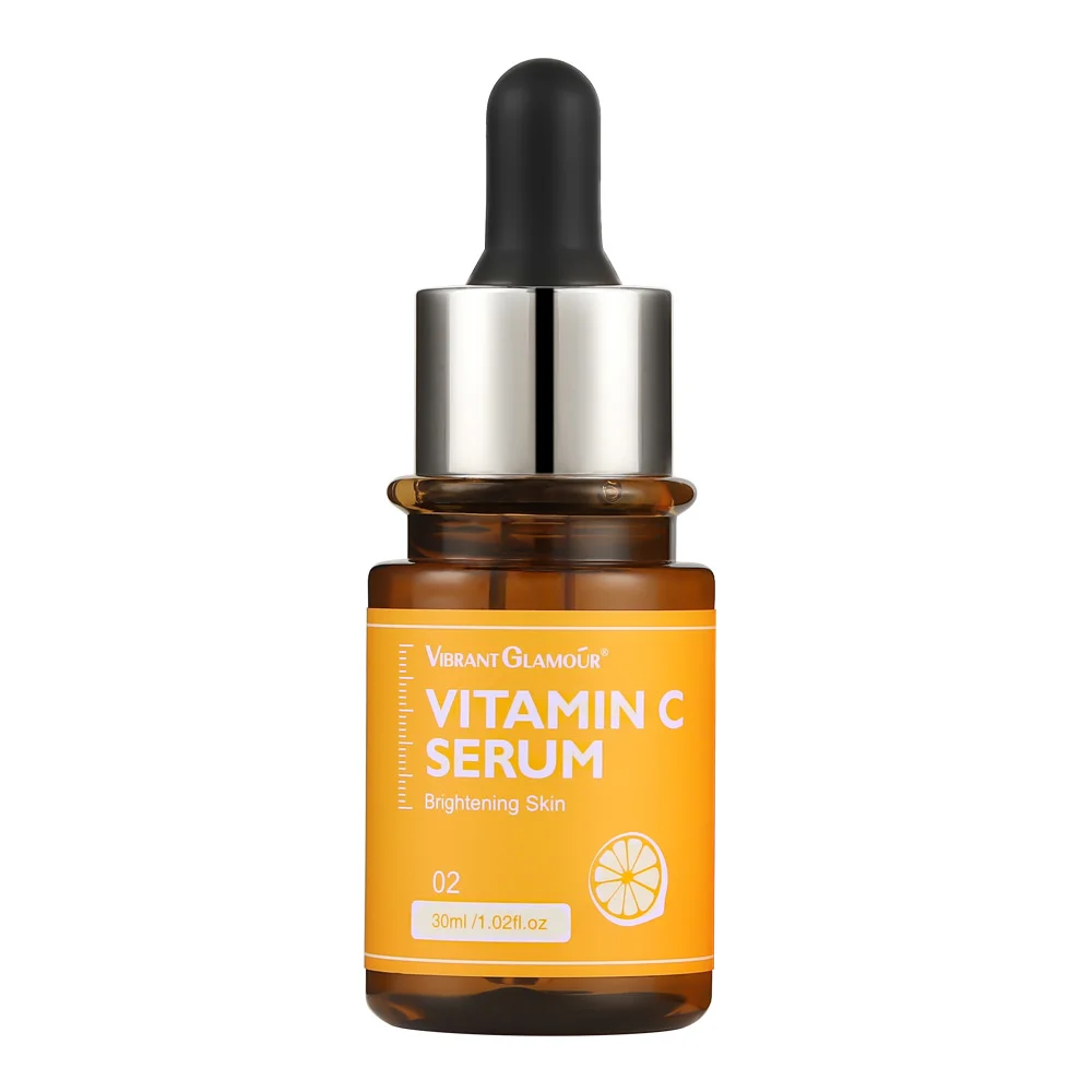 

VIBRANT GLAMOUR Vitamin C Face Serum Moisturizing Whitening Brighten Anti-Aging Anti-Wrinkle Fades Fine Lines Facial Skin Care