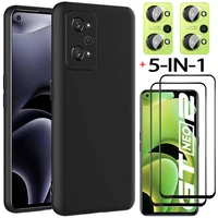 realme gt neo2 5g case black casetempered glass for realme gt neo 2 soft tpu phone cases realmi gt neo3 2t cover realme gt 5g