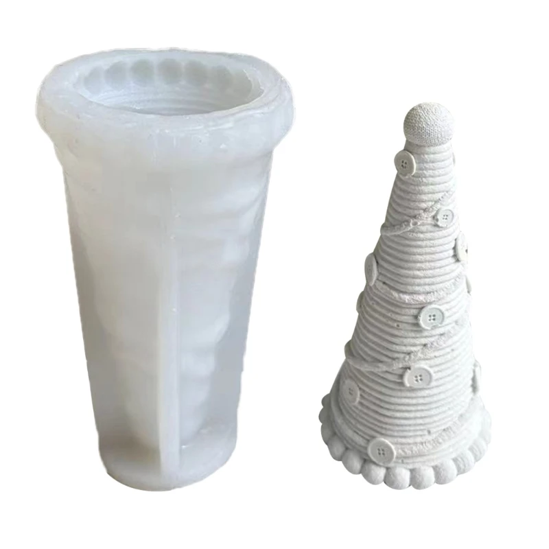 

Y51E 3D Stereo Christmas Tree Ornament Crafts Silicone Mold Suitable for Epoxy Resin Diy Crafts Jewelry Making Home Decor