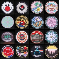 embroidery patches on clothes applique iron on patches for clothing sticker sewing diy custom fabric patche cartoon badge letter