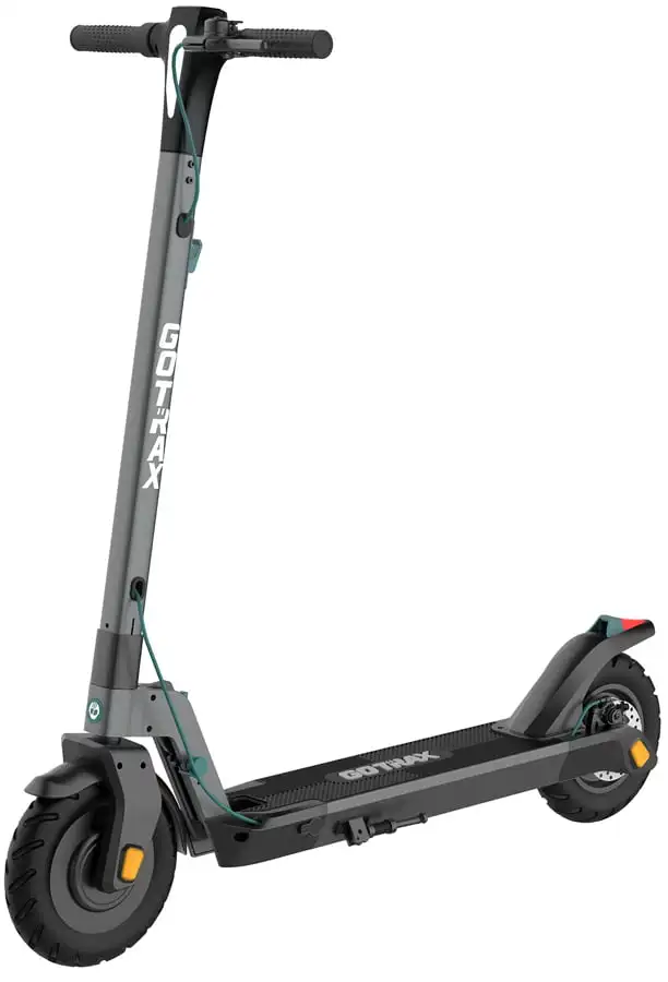 

PLUS Scooter, 10" Pneumatic Tires, 18 Mile Range and 18Mph Power by 300W Motor, Bright Headlight and Taillight, Foldable Escoo