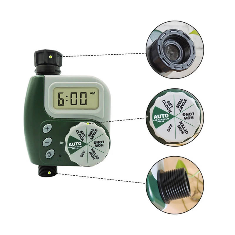 Таймеры для полива сада автоматическая система Дождеватель уличный