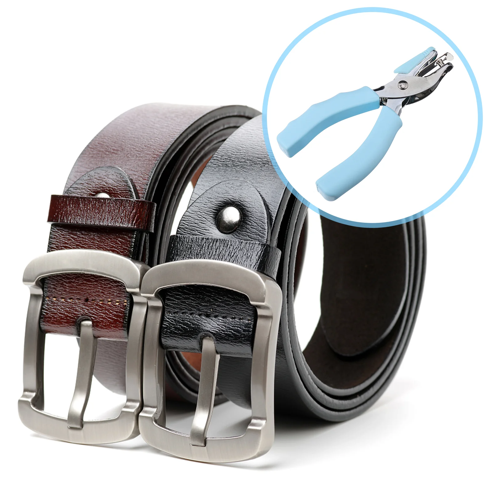 

Plierspunch Hole Puncher Tool Belt Punching Strap Holes Diy Shoe Stitching Makingrepair Prong Maker Hand Sheet Watch Plier Wrist