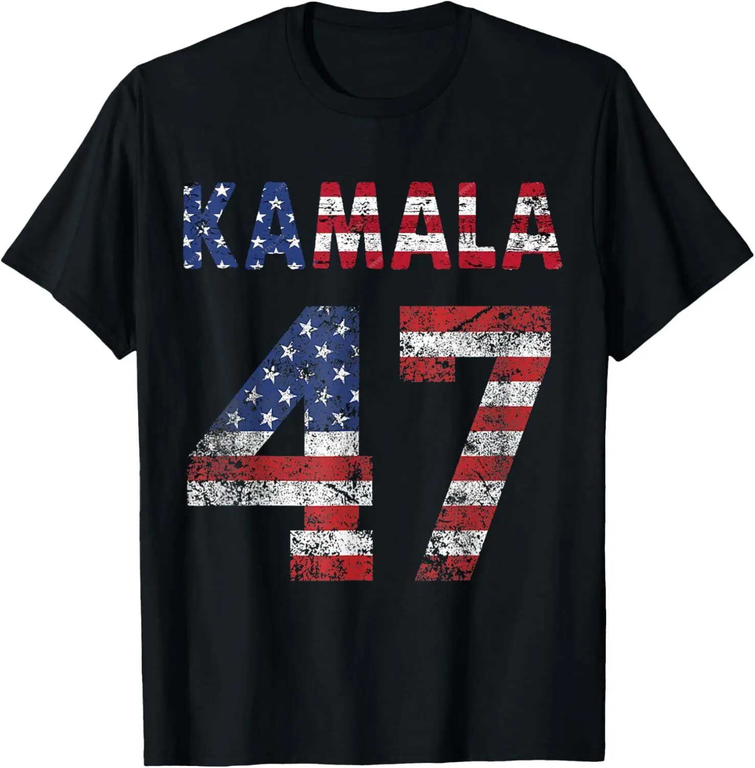 Футболка с изображением камалы Харриса 47-го президента США Америки 2024 года