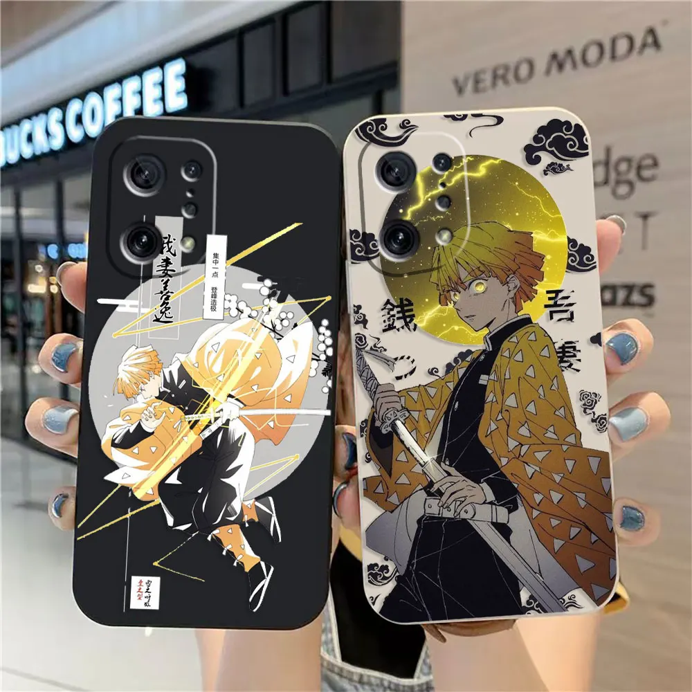 

Case For OPPO OPPO FIND X5 X6 X3 X2 REALME 5 6 7 X7 X50 RENO ACE 2 4G 5G PRO Case Funda Shell Capa Kimetsu No Yaiba Demon Slayer