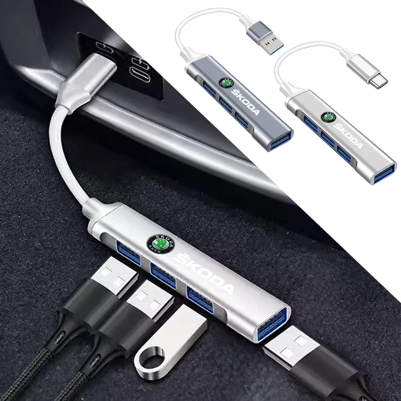 Автомобильный зарядный кабель-адаптер типа C к USB задний преобразователь кабель