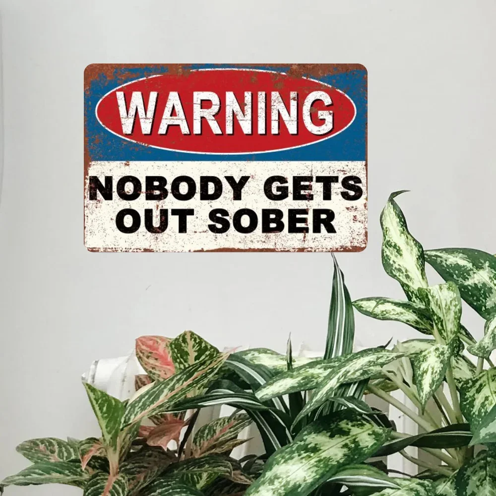 1 шт. забавная винтажная металлическая вывеска для домашнего бара декора кухни