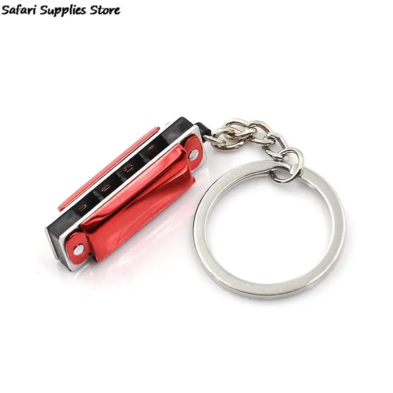 1 шт. 4 отверстия 8 тонов Мини гармоника музыкальный инструмент брелок детская