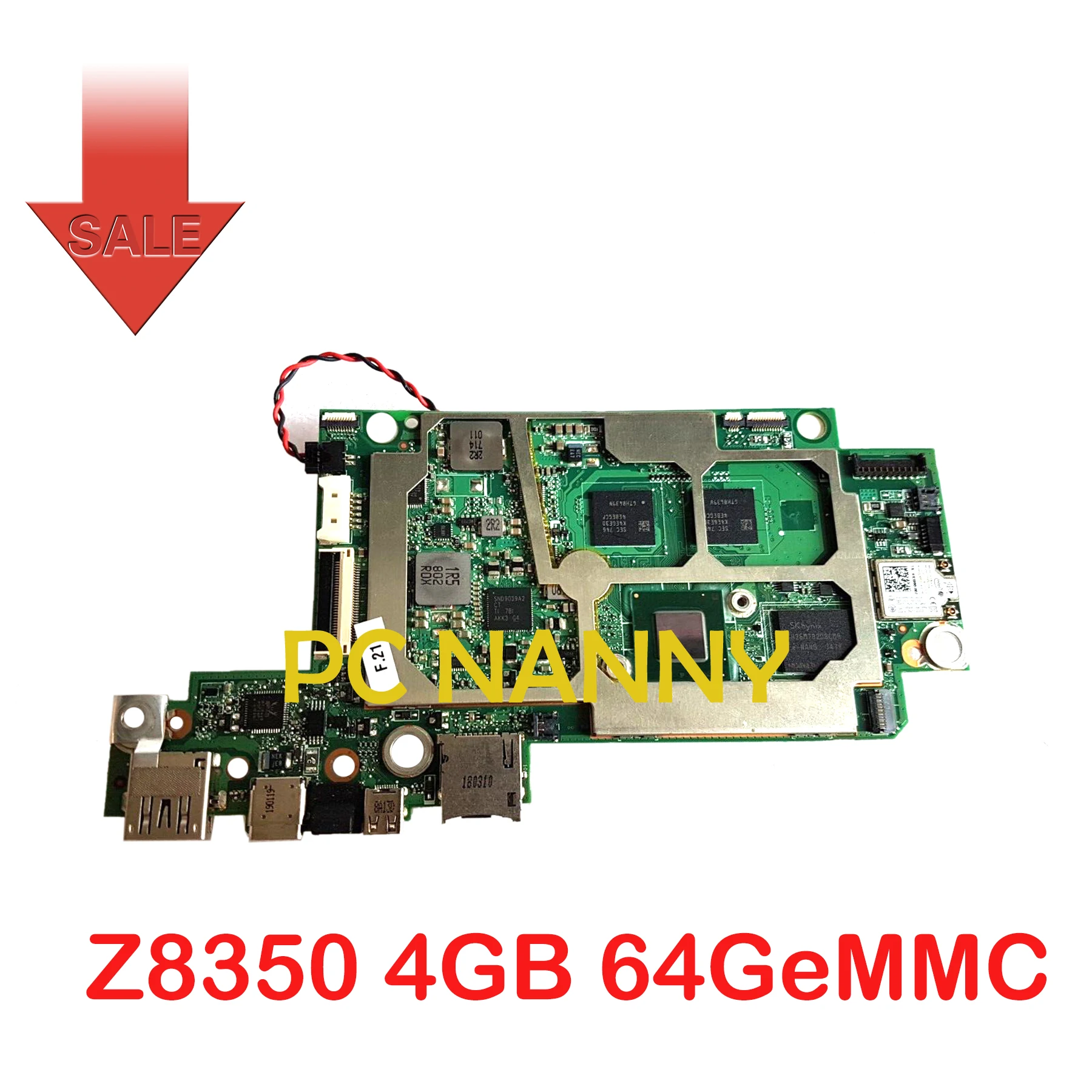 

Материнская плата PCNANNY для HP X2 10-P серии DAD91AMB6E0 Intel Z8350 4 Гб 64GeMMC 902254-601