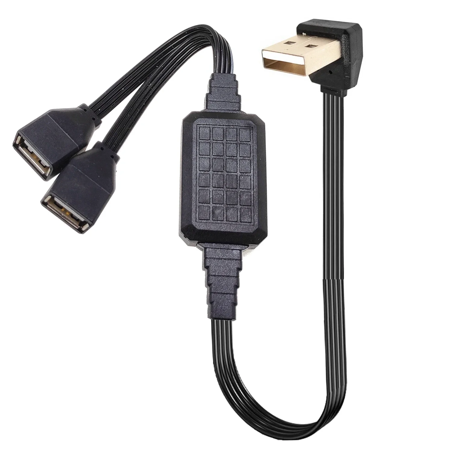 60CM Cable distributor and USB 2.0, PC power adapter converter, car Dual data transmission charging cable, 1 male and 2 female (art.: 3920ced0aa31e) - 3920ced0aa31e