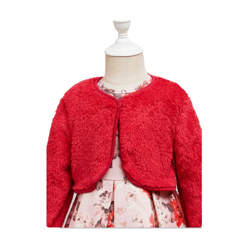 Осенне-зимний комплект принцессы в стиле ретро для девочек 4-6 лет с длинными