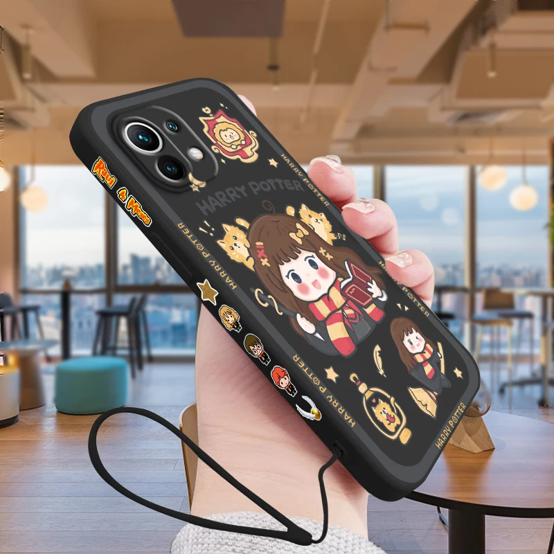 

Couple Potters Wand Harries For Xiaomi Mi 13 12S 12 12T 12X 11i 11T 11 10 S Pro Lite Ultra Liquid Left Rope Phone Case