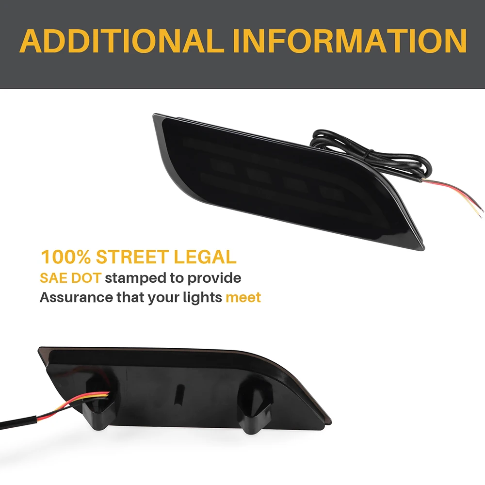 Фары заднего бампера для Subaru Impreza 08-23 XV Crosstrek 13-23 Ascent 19-23 WRX 21-23 08-14 RHD LHD