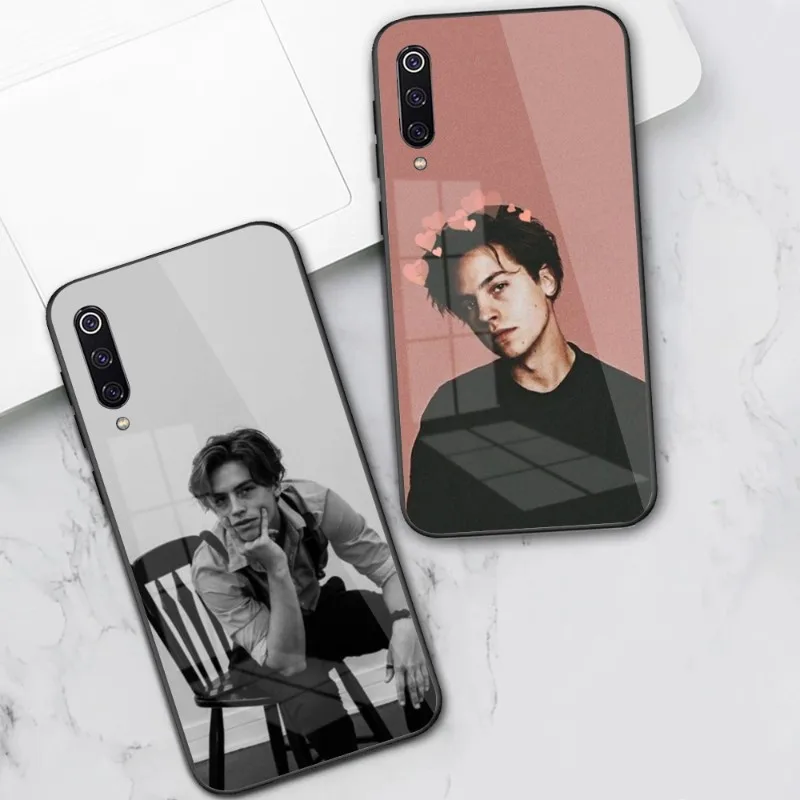 Cool Cole Sprouse Phone Case For Xiaomi 12 11T 10 9 Redmi Note 11 10 10S Pro Redmi 9 9A 8 Black PC Glass Phone Cover