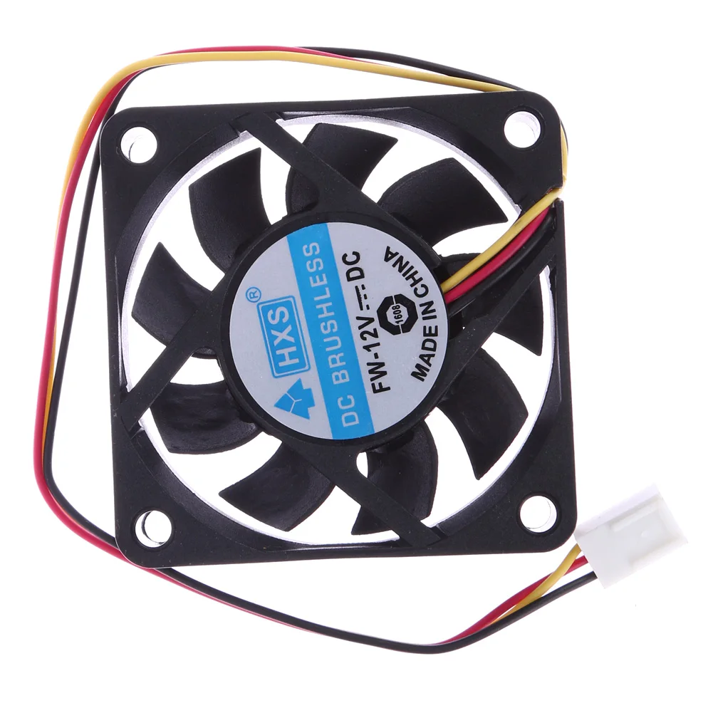 

12V DC 6cm PC Cooling Portable Fan Ball Bearing 3 Pin Connector P4 Monobloc Fan for Graphics Card Hard Drive