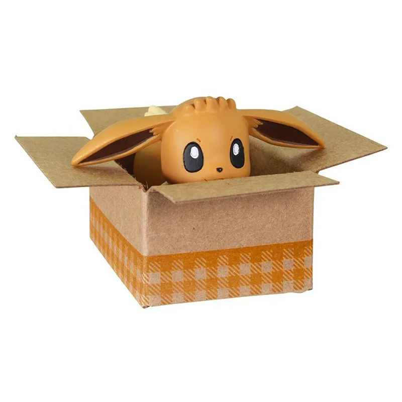 Фото Коллекционная фигурка Takara Tomy Pokémon: Иви, Минчино, Гиммигул (скрытые в коробке) — аниме-аксессуары, игрушки, украшение для рабочего стола №5