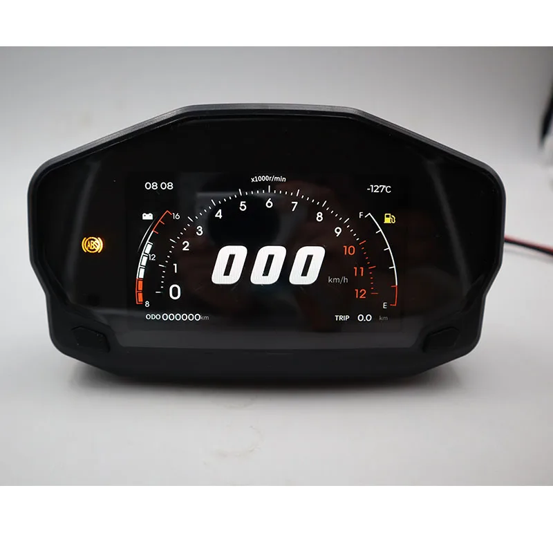 

MOTOQUEEN Universal TFT Motorcycle Speedometer Speed Meter 12V Dashboard