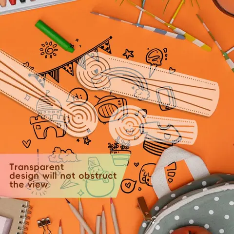 Прозрачный акриловый шаблон для рисования мандал