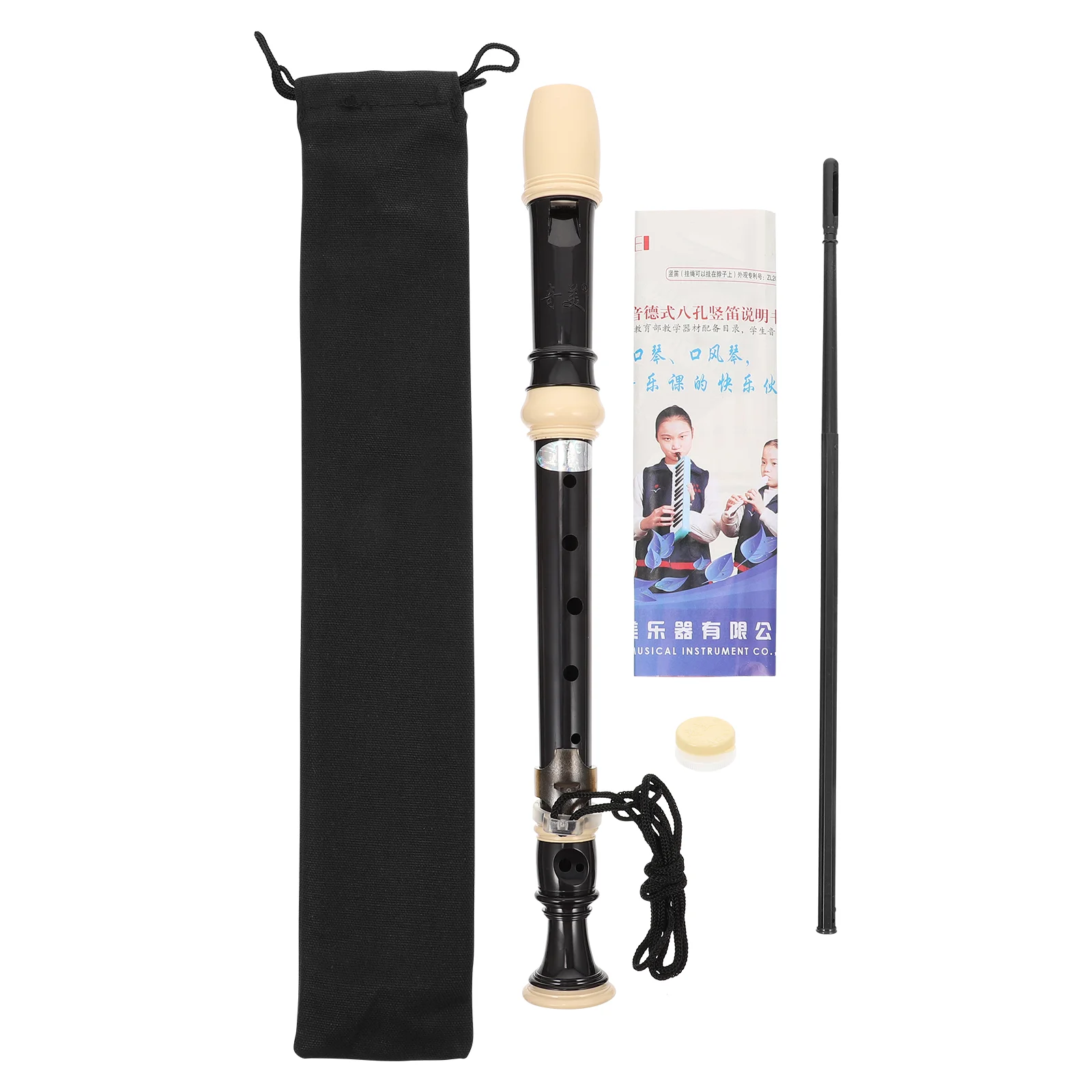 

1 Pc Interesting Children's Wind Instrument Eight-hole Clarinet Durable Clarinet (Black)