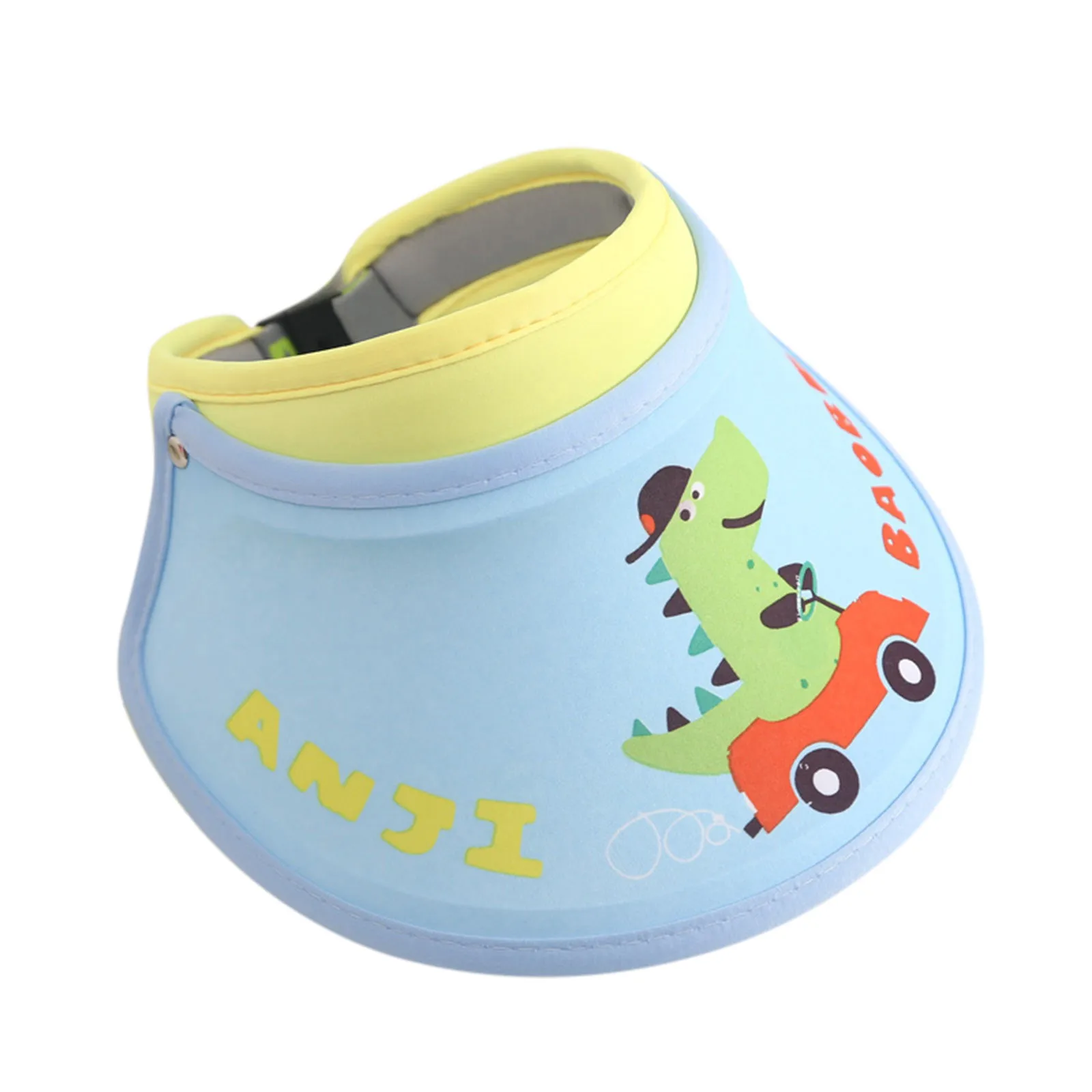 

Детская летняя мультяшная Милая Солнцезащитная шляпа с солнцезащитным козырьком для мальчиков и девочек, Пляжная Солнцезащитная шляпа, бе...