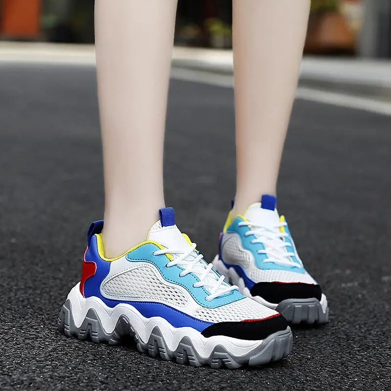 

Men Sneakers 2021 Tenis Chunky Running Man Tennis Platform Sport Shoes Winter Orange Mens Sports Shoes Walking