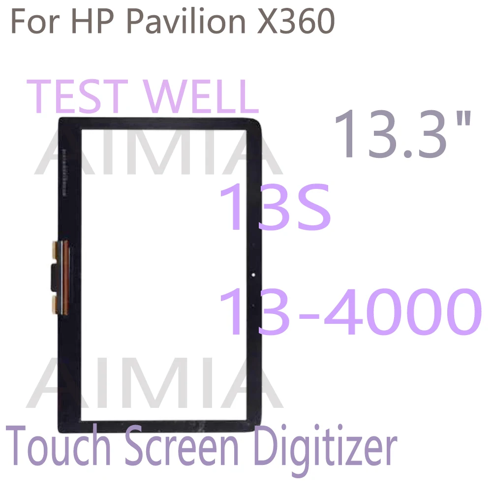 

13.3" Digitizer For HP Pavilion X360 13-s128nr 13-S 13S 13-4000 Touch Screen Digitizer Sense Outer Panel Glass Replacement Parts