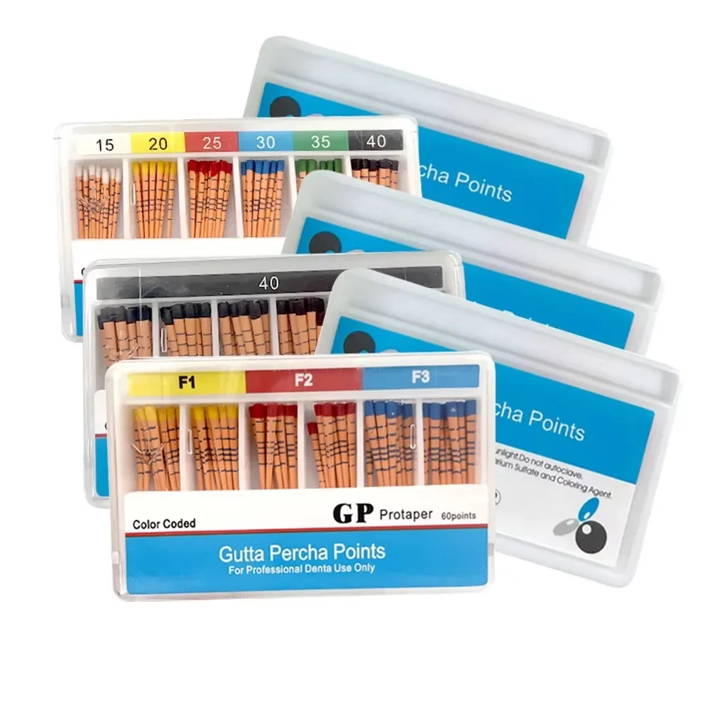 Конус AG Dent 0 2/0 4/0 6 размер 15/20/25/30/35/40 Dental Gutta Percha Points Gapadent