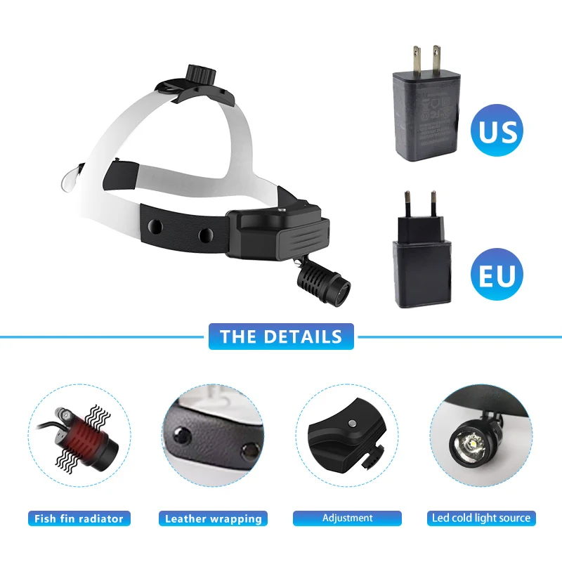 Универсальный беспроводной налобный светильник Ent пластиковая хирургическая