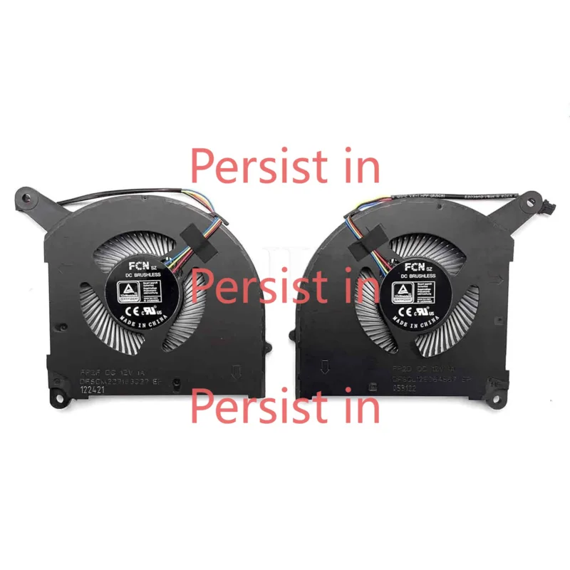 Новый вентилятор процессора и графического для Gigabyte Aero 16 17 KE5 XE5 YE5 KE4 XE4 RP86YE RP87YE5